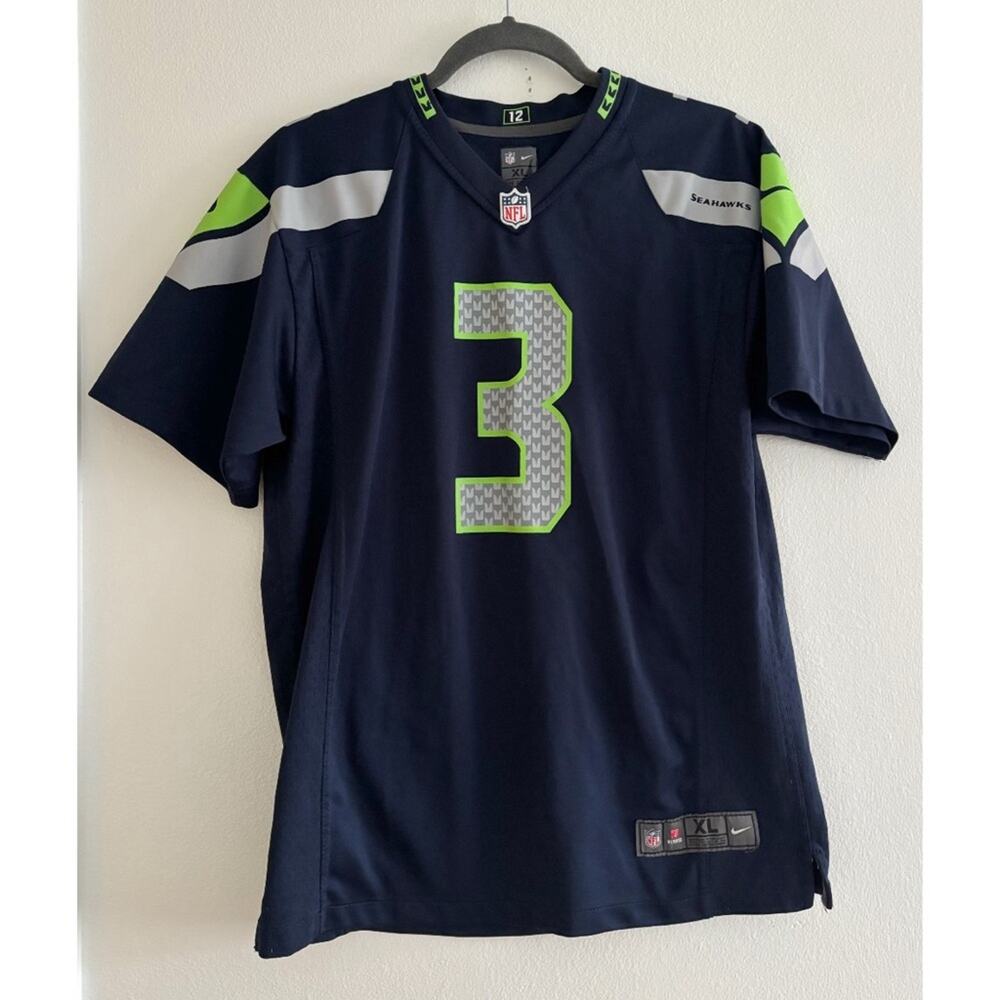 Seattle Seahawks Wilson 3 Jersey Boys XL